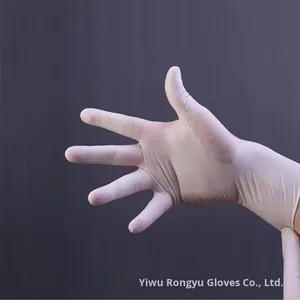 <span class=keywords><strong>Gants</strong></span> <span class=keywords><strong>de</strong></span> <span class=keywords><strong>protection</strong></span> jetables en latex <span class=keywords><strong>de</strong></span> 9 pouces, sans poudre, <span class=keywords><strong>de</strong></span> qualité alimentaire, à haute élasticité, résistants à l'usure, conformes à la norme EN ISO 374 - Product Image 4