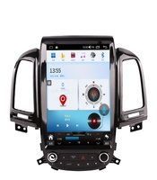 9.7 dan 12.1 untuk Hyundai Santa Fe 2006-2012 Radio Mobil Multimedia GPS Navigasi Head Unit Android Layar IPS DSP Stereo Dashboard
