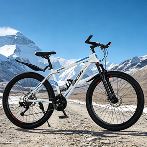 Vélo de montagne <span class=keywords><strong>adulte</strong></span> de haute qualité avec cadre en alliage d'aluminium de 24 pouces, vitesse élevée, fourche en acier, frein à disque, confortable - Product Image 4