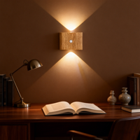 Lampe murale rotative à LED à piles, à intensité variable, portable, rechargeable, magnétique, pour lecture, applique murale