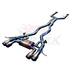 ระบบท่อไอเสียแบบ Catback วาล์วควบคุม Vortex Blue Burnt Titanium สำหรับ BMW G80 M3 G82 M4 S58 3.0T ระบบสมรรถนะสูงแบบติดตั้งได้โดยตรง - Product Image 2