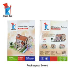 Đồ Chơi Giáo Dục Trò Chơi Câu Đố Trẻ Em Độc Đáo <span class=keywords><strong>3D</strong></span> DIY Giấy Mô Hình Nhà Câu Đố - Product Image 6