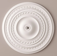 Plaque décorative en EPS style français, gaufrée, luxe léger, pour base de lustre, plaque de plafond, ignifuge et écologique pour extérieur