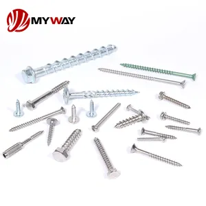 Tự khai thác decking vít 304 316 thép không gỉ hoặc kẽm mạ Pan Torx đầu vít gỗ Tự Khai thác vít