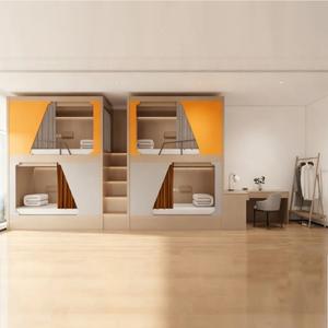 Комплексное решение: Современная двуспальная кровать для четырех человек, для студенческих, рабочих и талантливых квартиры, общежитий, гостевых домов, учебных помещений. - Product Image 1