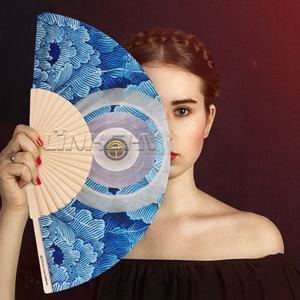 Venta al por mayor de abanicos de mano plegables de madera españoles de 9 pulgadas - Product Image 3