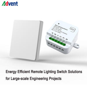 Solution de contrôle d'éclairage sans fil RF433 étanche en ABS, sans câblage, pour projets hôteliers, bureaux et bâtiments résidentiels - Product Image 4