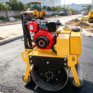 <span class=keywords><strong>Rouleau</strong></span> compresseur manuel à tambour unique avec entraînement mécanique, embrayage automatique, transmission hydrostatique et changement de direction pratique - Product Image 3
