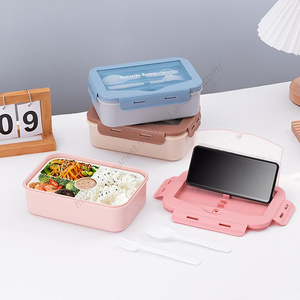 Lonchera Escolar Hermética Syh716 al por Mayor, Lonchera Bento Cuadrada de Plástico PP de Grado Alimenticio para Niños - Product Image 1