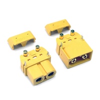 Adaptateur AMASS XT60PW, connecteur de puissance mâle/femelle XT60 en laiton doré, type banane, pour accessoires RC