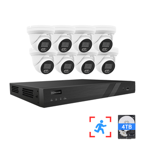 Ndaa 16CH 4k POE NVR an ninh Kit 8MP ai IP máy ảnh con người/xe phát hiện, phá hoại bằng chứng PoE Bộ dụng cụ hoàn chỉnh bộ 2.8mm ống kính - Product Image 6