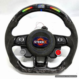 <span class=keywords><strong>Volante</strong></span> de Fibra de Carbono para Passat B5, Golf MK4, SEAT Leon, <span class=keywords><strong>Jetta</strong></span>, Superb, Polo, Skoda Octavia, Sharan, Personalizado, MOQ Bajo - Product Image 1