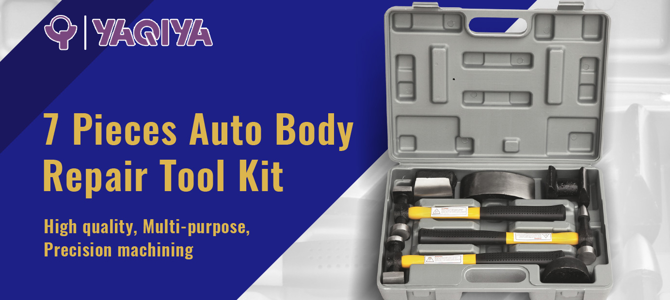 Body Hammer And Dolly Set DAYUAN 7pcs Auto Body Repair Tool Kit, Craft Panel Beating Hammer And Dolly Set Hammer Dent Body Tool Pdr Tools
