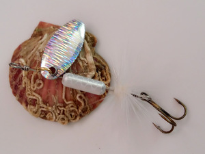<span class=keywords><strong>Mortel</strong></span> Coq Queue Leurre De Pêche Dur Spinner Appâts Métal Spinnerbait 4g Inline Spinner Leurre pour Bass Truite Saumon - Product Image 6