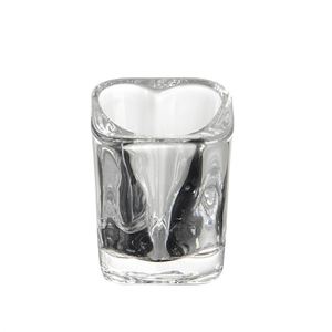Verres à shot d'espresso transparents en forme de cœur de 1,5 oz en gros, verres à tequila carrés de 2,3 oz, verres à shot carrés transparents avec base lourde - Product Image 4