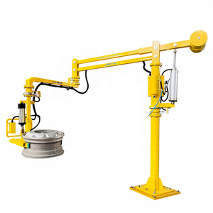 Mini Grúa Rotatoria Neumática Manual <span class=keywords><strong>de</strong></span> Acero, Brazo Rígido <span class=keywords><strong>de</strong></span> 3 Ejes, <span class=keywords><strong>Manipulador</strong></span> Industrial - Product Image 1