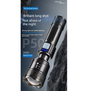 Siêu Sáng 1000 + Lumens 3 Chế độ Không Thấm Nước Cắm Trại Ngoài Trời Chiến Thuật LED Torch Mạnh Mẽ Nhất LED Đèn Pin - Product Image 2