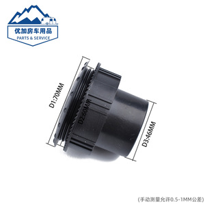 Rv Air Vent 60mm Round Plastic Caravan Air Outlet For Motorhome <b>Cooling</b> <b>System</b> - Product Image 5