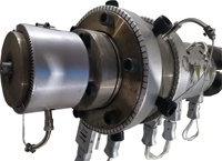Extrusora de tornillo individual de alta velocidad, salida de 16mm-2000mm, diferente diámetro, personalizado, HDPE, PE, tubo de plástico