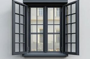 Ventanas Francesas Modernas con Marco de Aleación de Aluminio, Insonorizadas, Resistentes a Huracanes, con Doble Acristalamiento, WE01 ES01, Garantía de 5 Años, Solares - Product Image 2