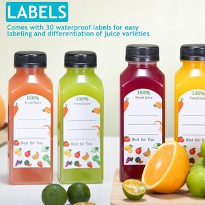 Offre Spéciale – Bouteille Ronde de 250 ml pour Boissons et Jus, Bouteille en Plastique Scellée pour Lait et Thé avec Étiquette – Prix Avantageux - Product Image 4