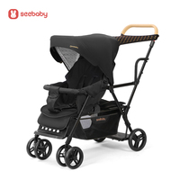 Poussette double T12 détachable pour jumeaux, approvisionnement direct d'usine, landau/buggy/poussette/kinderwagen/poussette