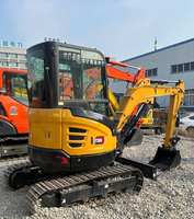 Mini-excavatrice sur chenilles hydraulique SY26U de 2,76 tonnes, capacité de la benne de 0,06 m³, moteur de 14,6 kW pour les fermes et les petites exploitations agricoles, avec certifications EPA et CE