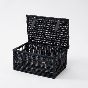 JY S3 Luxury Rectangle Willow Storage Baskets <strong>Hamper</strong> <strong>Boxes</strong> <strong>for</strong> Bulk Gifts and Baby Wicker Gift Baskets - Product Image 5