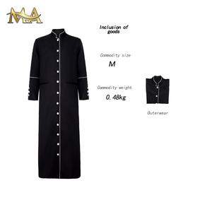 Personalizado Negro Iglesia Púlpito Obispo Clero Coro Batas Coro Vestido Iglesia Vestido Medieval Monje Túnica - Product Image 5