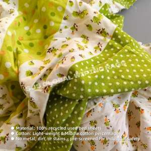 Trapos de Algodón 100% Industriales, Trapos de Lona, Trapos de Algodón Reciclado Tshifor de 25 kg, Origen EE. UU., Trapos de Algodón Pequeños - Product Image 4