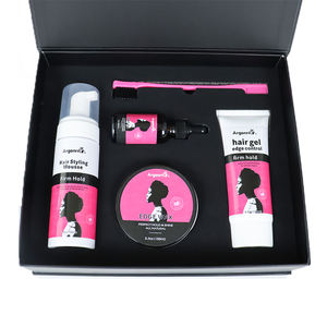 משי חלבון זית שמן ברק לחות קצה בקרת סט מותג פרטי - Product Image 4