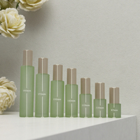 Emballage cosmétique écologique Fuyun, flacon pompe pour lotion, flacon en verre transparent pour crème, pot pour crème pour la peau, couvercle à vis en plastique, mascara