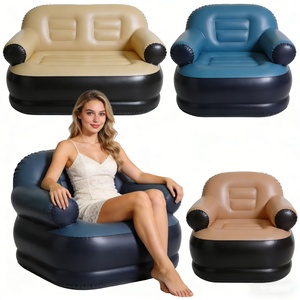 Premium PVC <b>Inflatable</b> <b>Sofa</b>,Waterproof, Foldable,Lightweight | Easy Storage,Cleaning | Perfect for Outdoor Patio, Camping & Home - Product Image 6