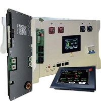 JK PB1A16S15P JK BMS avec écran 4,3 pouces 8S 16S 48V 150A Lithium LiFePO4 Stockage d'énergie solaire 1A Équilibrage actif BMS intelligent
