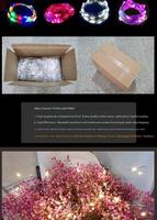 Guirlandes lumineuses LED à piles bouton, fil de cuivre LED pour boîtes cadeaux, gâteaux et arrangements floraux, Noël