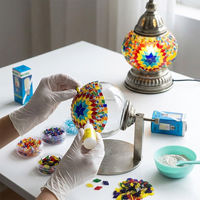 Kit de Lámpara de Mesa de Mosaico Turco para Hacer en Casa, Marrakech