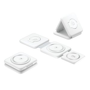 Estación de carga inalámbrica plegable 3 en 1 15W Carga rápida para iPhone 15 14 13 12 Entrada magnética universal 5V/2A - Product Image 4