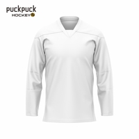 Jersey Hoki Tim Kustom Pria LETGOAL Berkualitas Tinggi, Cepat Kering, Bernapas, Grosir, Polos, Ukuran L