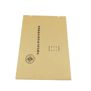 Bag thick kraft paper large capacity A4 document bag Durable contract office stationery support customization