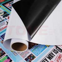 Rouleau d'autocollants en vinyle PVC blanc auto-adhésif