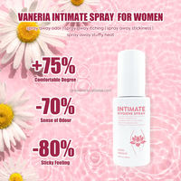 Spray d'hygiène intime féminine naturel 80 ml, pH équilibré, sans aluminium, déodorant vaginal pour peaux sensibles, marque privée