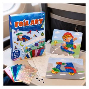 Set de Manualidades con Láminas Brillantes para Pintar Tarjetas, Diseño de Princesa Real, Juguete Creativo Hecho a Mano para Niñas - Product Image 5