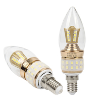 Hochlumen Kleine Schraubfassung Retro Filament LED-Glühbirnen Dimmbar E14 B15d 5W Batteriebetriebene LED-Licht Kerzenbirne