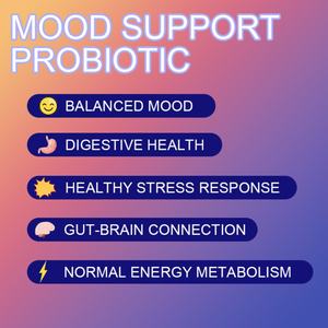 Complément Probiotique pour le Soutien de l'Humeur, Favorise une Humeur Équilibrée, une Réponse Saine au Stress et la Santé Digestive avec des Prébiotiques - Product Image 3