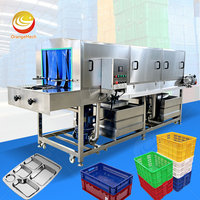 Laveuse automatique de paniers et de bacs en acier inoxydable ORME – Machine à laver les plateaux et boîtes en plastique