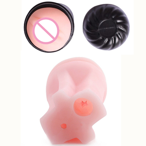 Masturbatore Maschile in TPR, Simulatore di Vagina e Bocca, Giocattolo Sessuale per Uomini - Product Image 4