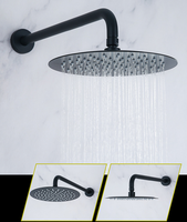 Mitigeur de douche mural en laiton à poignée unique avec cartouche céramique, finition chromée brossée, design moderne, ensemble de robinetterie de salle de bain