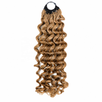 Cheveux humains vierges vietnamiens 100% grade 12A, bouclés profondément # Extensions de cheveux au crochet noir naturel 1B, cheveux Remy