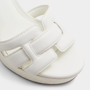 Женские плетеные сандалии на платформе с джутовым каблуком-блоком, с ремешком на щиколотке, с открытым носком, для вечеринок - Product Image 6