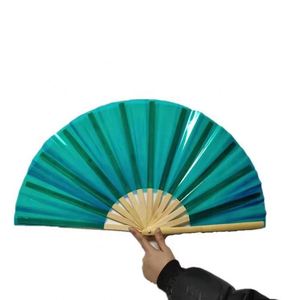 Abanico de Mano Plegable de Bambú de Kung Fu de PVC de 33 cm - Product Image 6